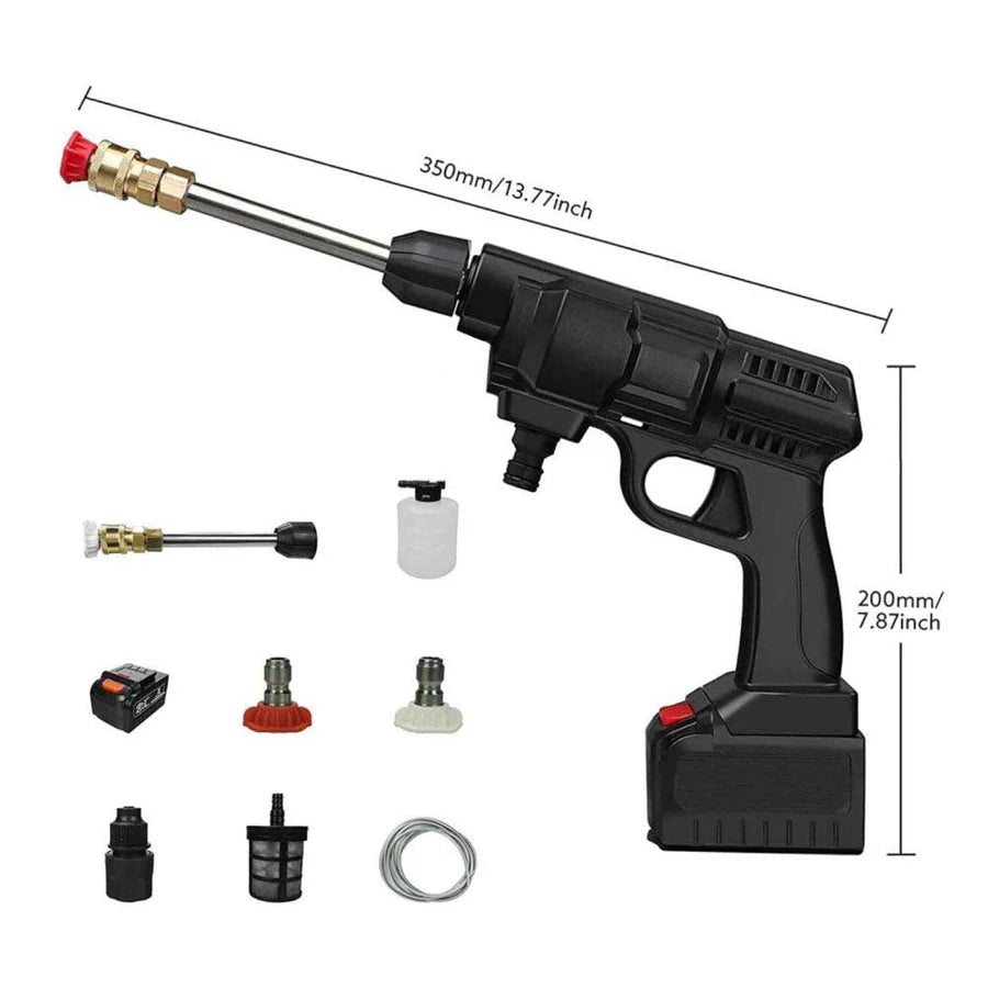 Pistola Idropulitrice a Batteria 24V con Accessori