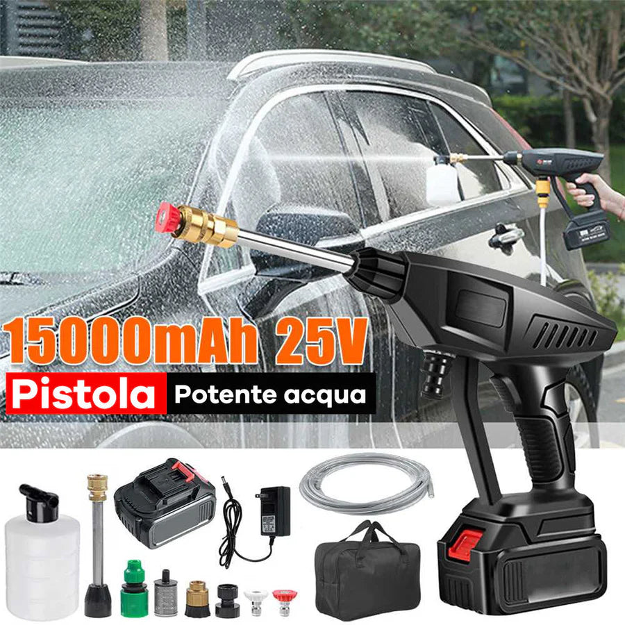 Pistola Idropulitrice a Batteria 24V con Accessori